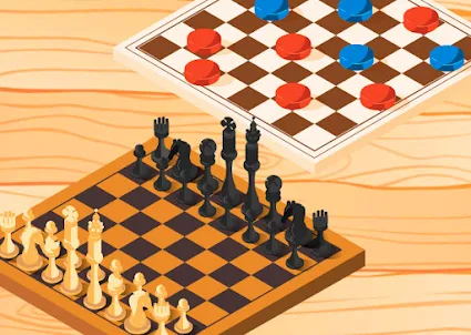 Dame und Schach