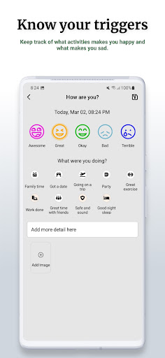 Screenshot of MoodMate - Mood Diary