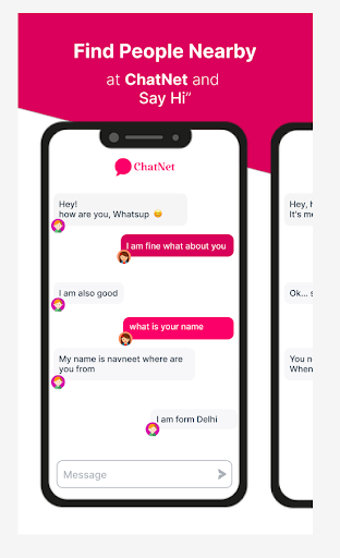 Android application ChatNet screenshort