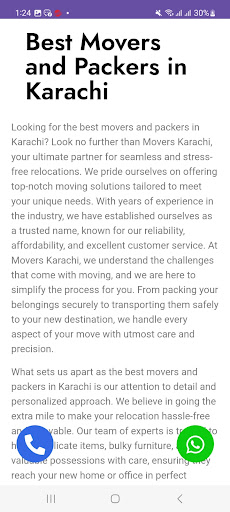Movers Karachi Pakistan Screen 3