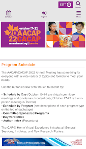 AACAP / CACAP 2022