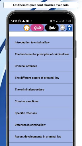 Learn Criminal Law Screen 2