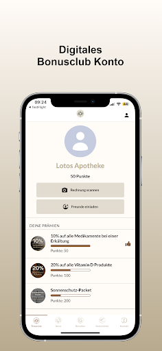 Android application Lotos Apotheke screenshort