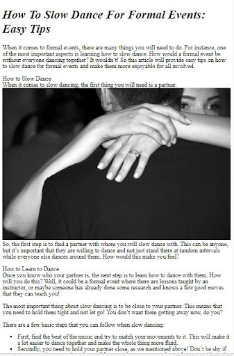 How to Slow Dance Screen 3