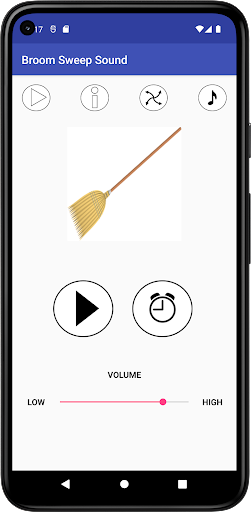 Android application Broom Sweep Sound screenshort