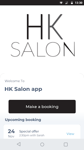 Android application HK Salon app screenshort