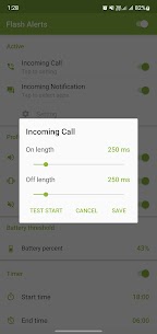Flash Alerts on Call and SMS MOD APK (Pro Unlocked) 3