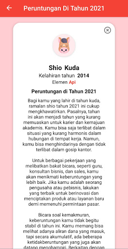 Peruntungan Shio Menurut Jam L Screen 3
