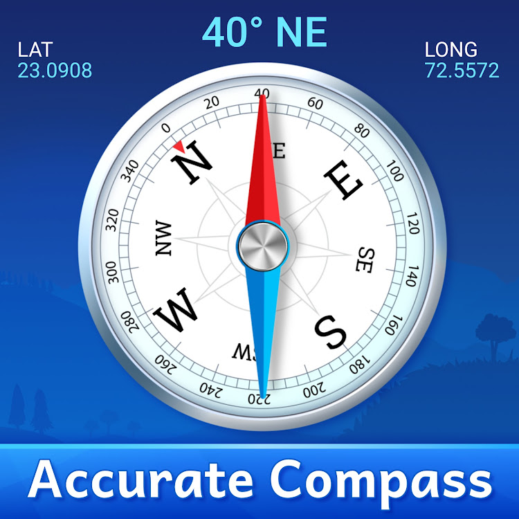 Digital Compass: Map & GPS - 1.0.2 - (Android)