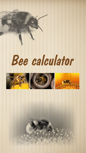 Android application Bee Calculator screenshort