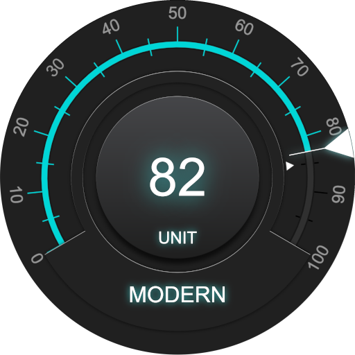Modern Gauge (WebFX demo) - AppWisp.com