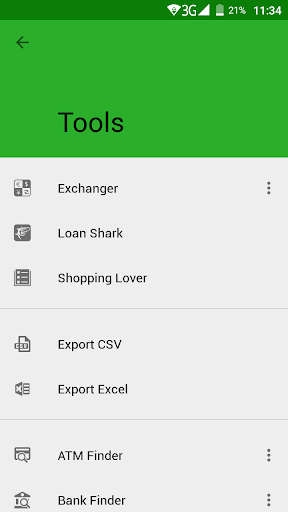 Money Lover Export Tool: CSV a 1