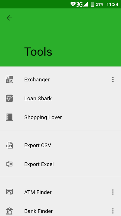 Money Lover Export Tool: CSV a - 1.4 - (Android)