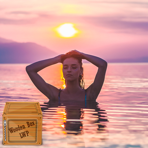 beach girl wallpaper logo