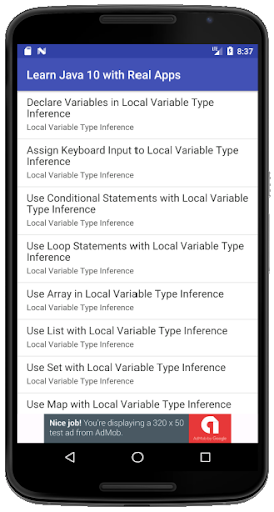 Learn Java 10 With Real Apps