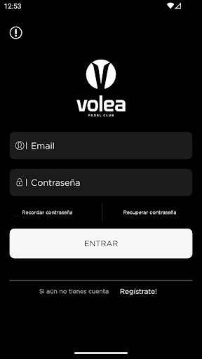 Android application Volea Padel Club screenshort