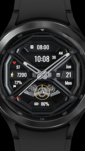 Android application QD008 - Hybrid Watchface screenshort