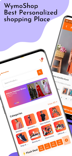 Android application WymoShop Shopping App E-Market screenshort
