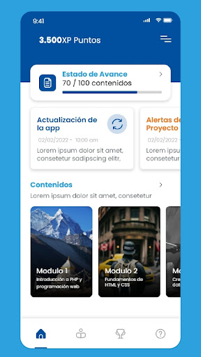 Android application Yo me quiero, yo me cuido screenshort