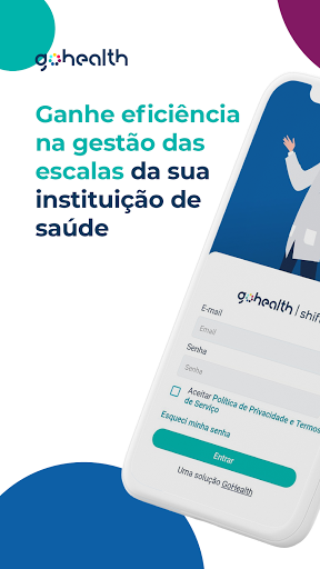Android application GoHealth | Shift screenshort
