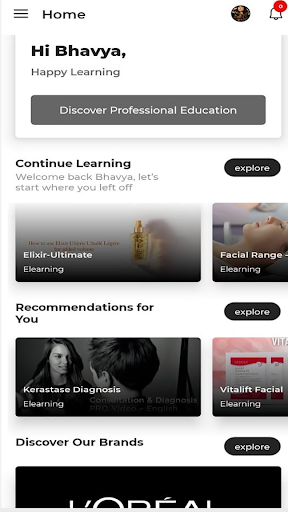 LOréal ACCESS IN Screen 2