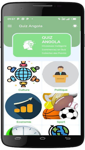 Android application Quiz Angola screenshort