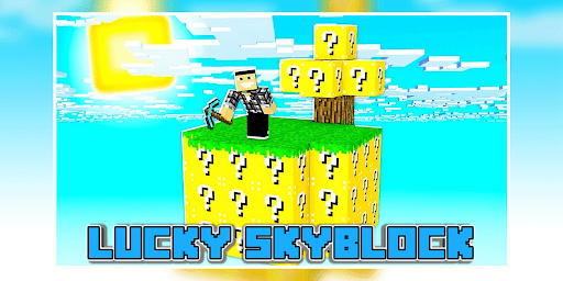 Lucky skyblock for minecraft pe