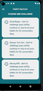 Strong Will:Control Your Habit