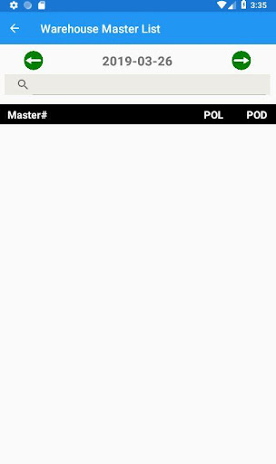 SDS WAREHOUSE IN & OUT Screen 2