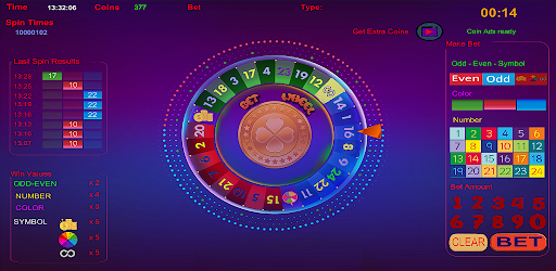 Android application Bet Wheel screenshort