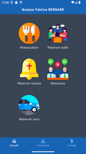 Android application Pomclass MEP screenshort