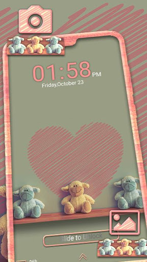 Teddy Bear Theme Launcher Screen 3