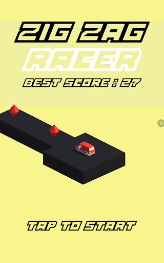 Android application 3D ZigZag Racer screenshort