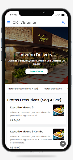 Vivano Steak Delivery Screen 2