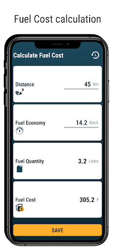 Fuel Mileage-Diesel Calculator Screen 3