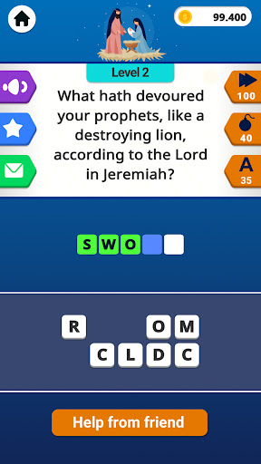 Bible Word Puzzle Trivia Games screenshot 23