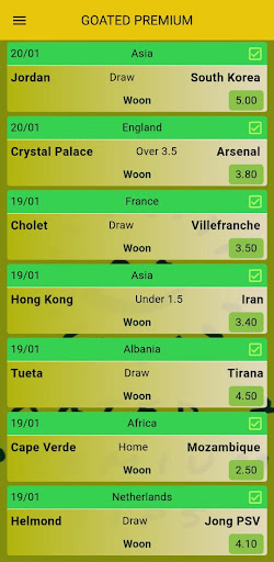 Goated 7+ Premium Tips Screen 2
