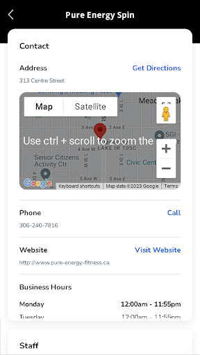 Android application Pure Energy screenshort