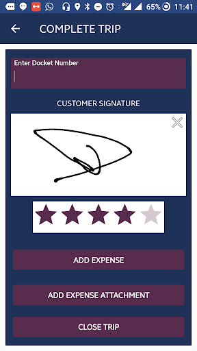 Chauffeur Screen 3