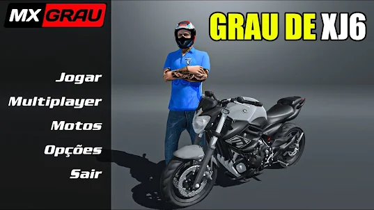 Motorcycle MX Grau