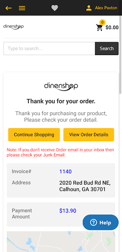 DinenShop Screen 3