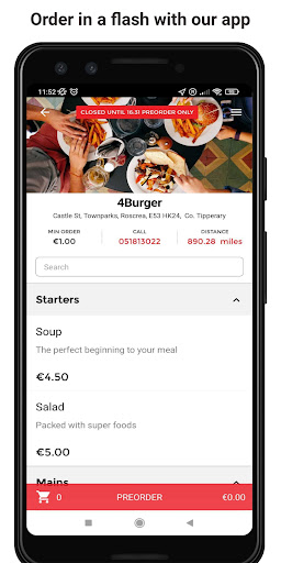 Android application 4Burger - Stock&Barrel screenshort