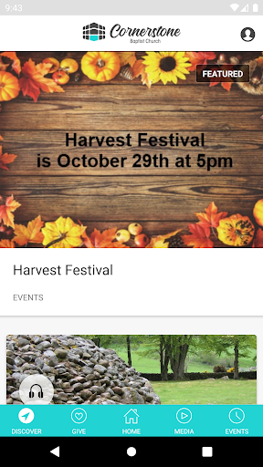 Android application Cornerstone Baptist Kingman screenshort