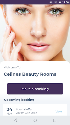 Android application Celines Beauty Rooms screenshort