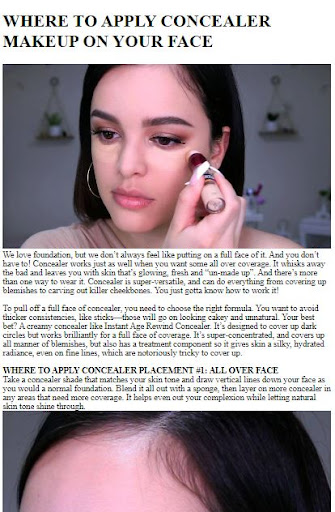 Android application How To Apply Concealer screenshort