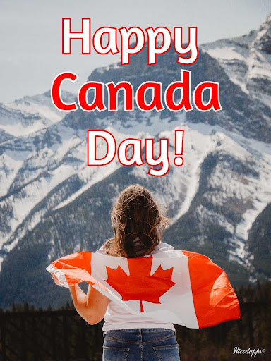 Android application Happy Day & Bonne fête Canada screenshort
