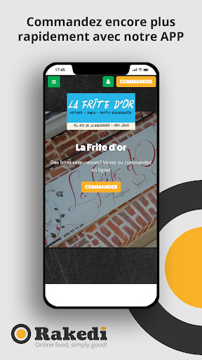 Android application La Frite d'Or screenshort
