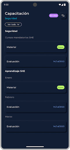 Android application CONEXXIONEST screenshort
