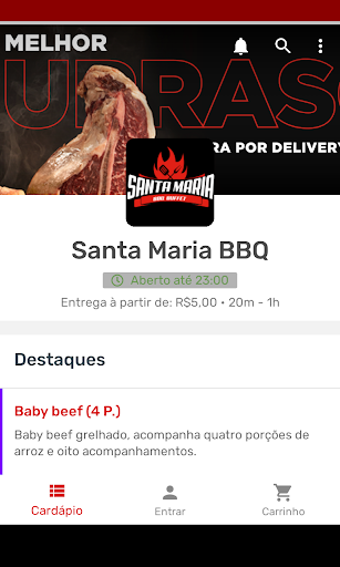 Android application Santa Maria BBQ screenshort