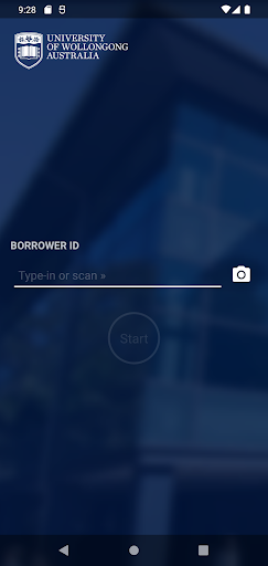 UOW Library Borrowing Screen 2